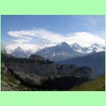 Eiger, Mönch a Jungfrau ze Schynige Platte