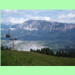 výhled na Villacher Alpe