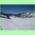 největší Alpský ledovec Aletschgletscher