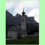 Kostel v obci Colfosco