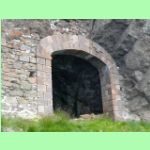tunel do vrcholu Cavalla v masivu Paneveggio