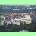 pohled z věže na část Varšavy