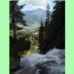 Krimmler Wasserfälle - na vrcholu středního vodopádu
