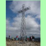 kříž na vrcholu Tarnica (1346 m)