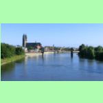 Magdeburg - pohled na katedrálu