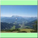 Tennengebirge - výhled do údolí Salzachtal